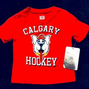 Kids NHL CALGARY Shirt, NWT 12 Months